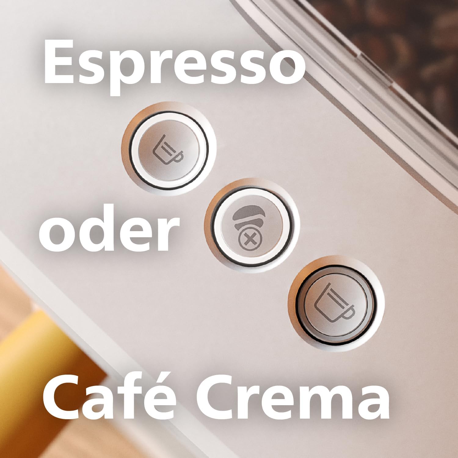 Philips Baristina Espressomaschine mit Milchaufschäumer, 16 Bar, Naturweiß